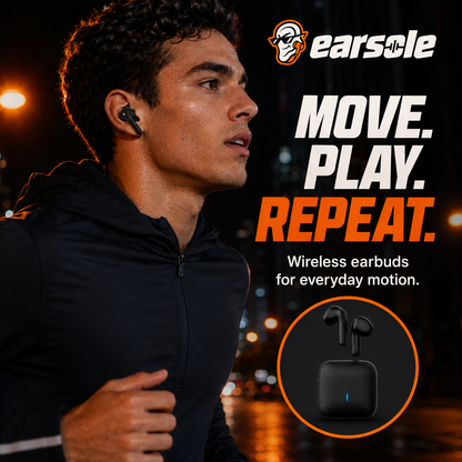 Sports wireless earbuds for everyday motion