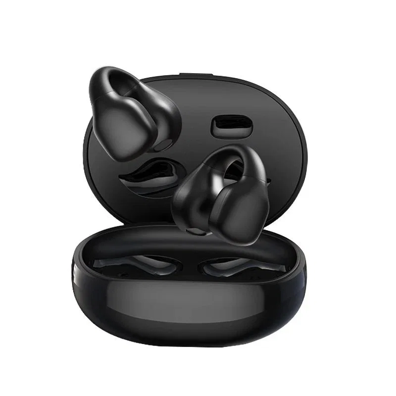Black Clip On Earbuds