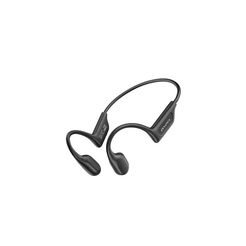Black Bluetooth Neckband Headphones, Awei