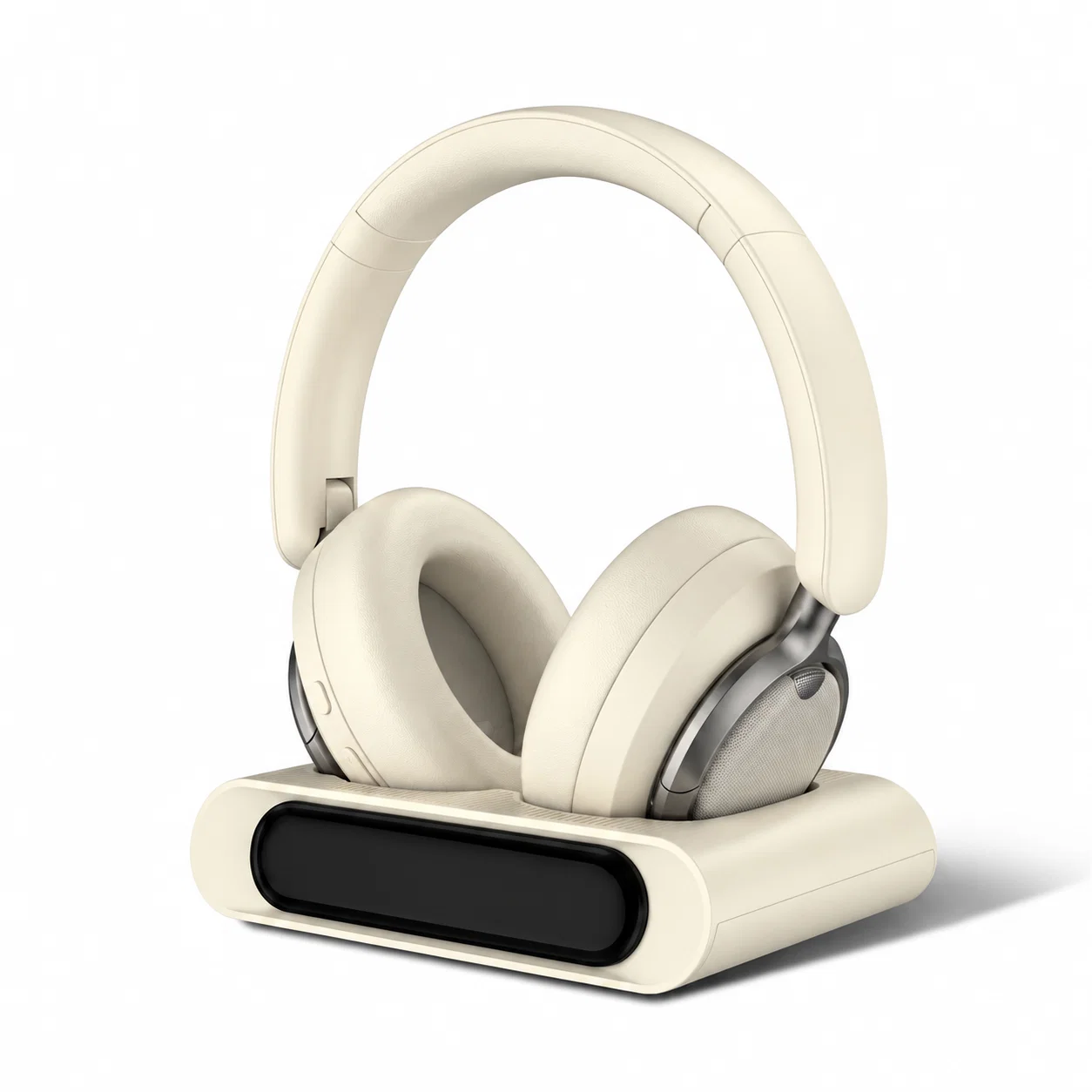 TV Headphone Set - Ivory And Cream And Silver – Wireless TV Headphones