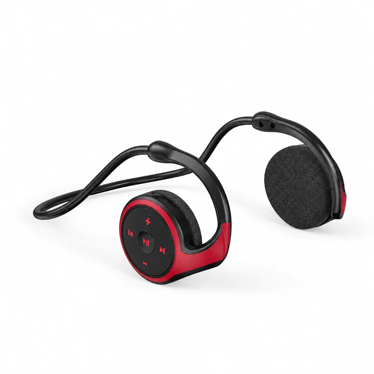 A23 Red and Black Bluetooth Neckband Headphones