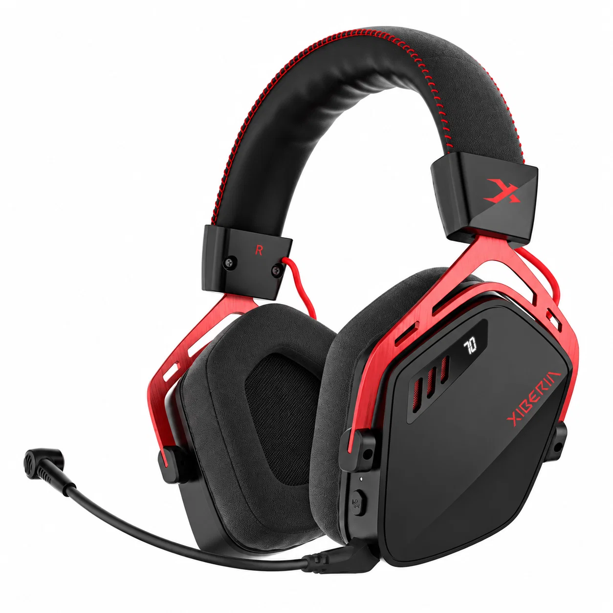 Wireless Gaming Headset - Black And Red