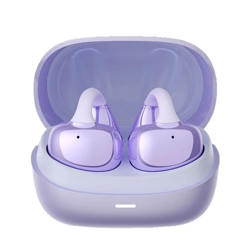 Purple Clip On Earbuds