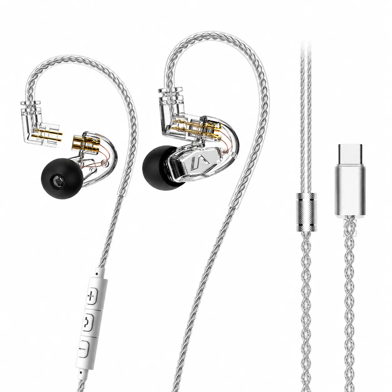 LT2 In-Ear Earphone Set - White And Black