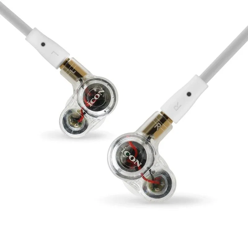 Clear wired earbuds, DuoAngel
