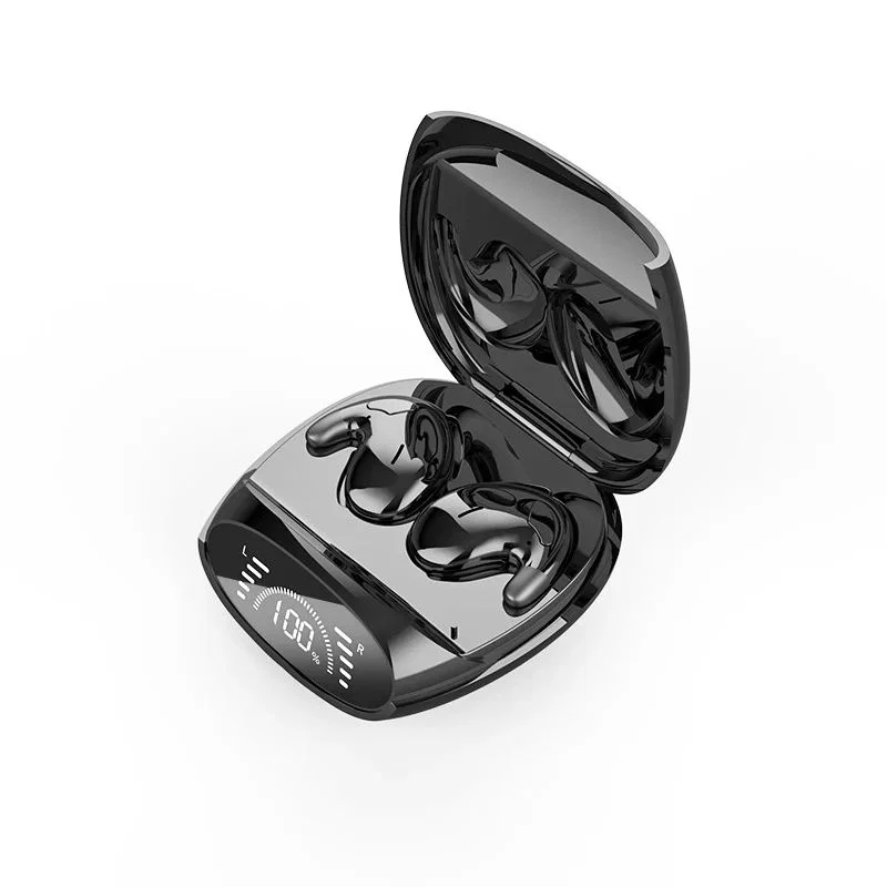 Mini Earphone Set with Display Case - Black