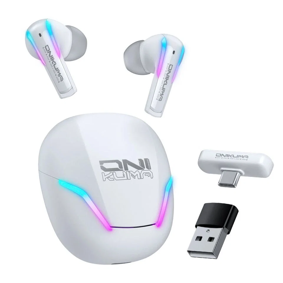 White True Wireless Earbuds, ONIKUMA