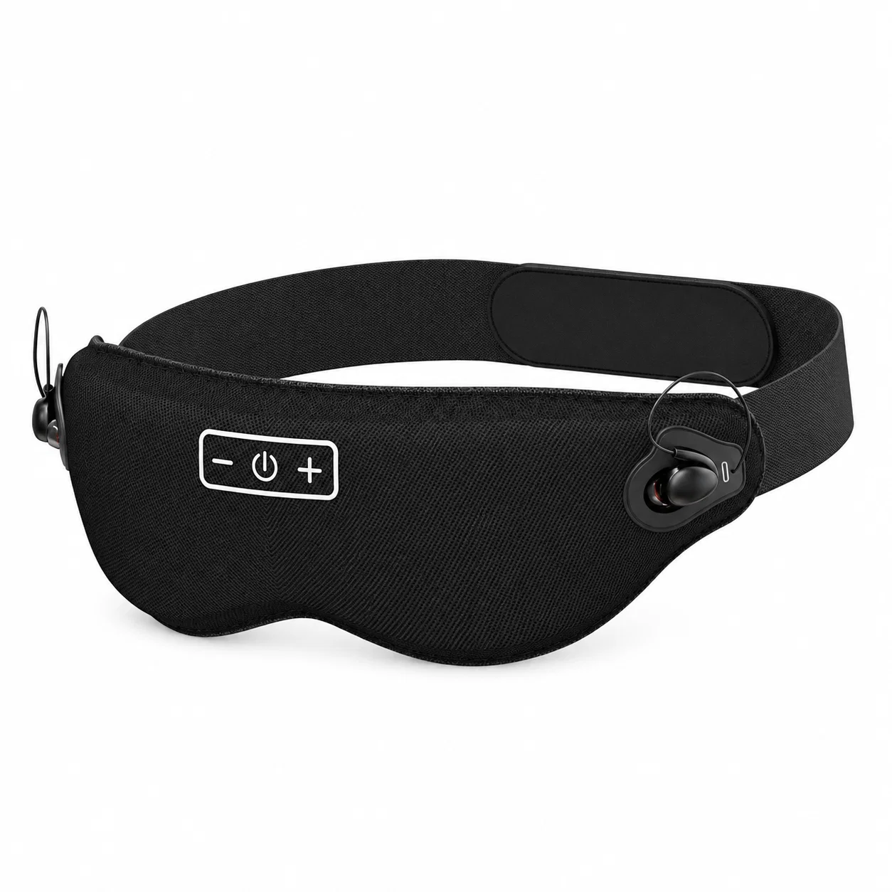 3D Wireless Audio Eye Mask with Earbuds - Black
