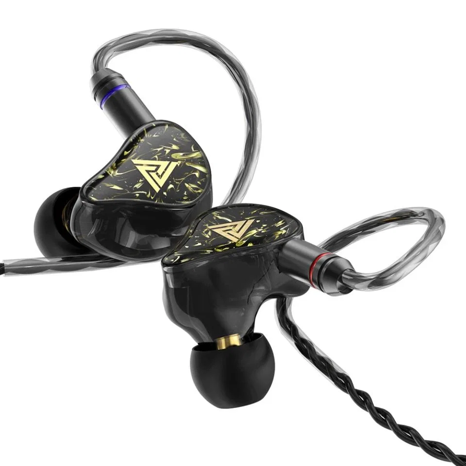 Black and gold wired earbuds, kaiser