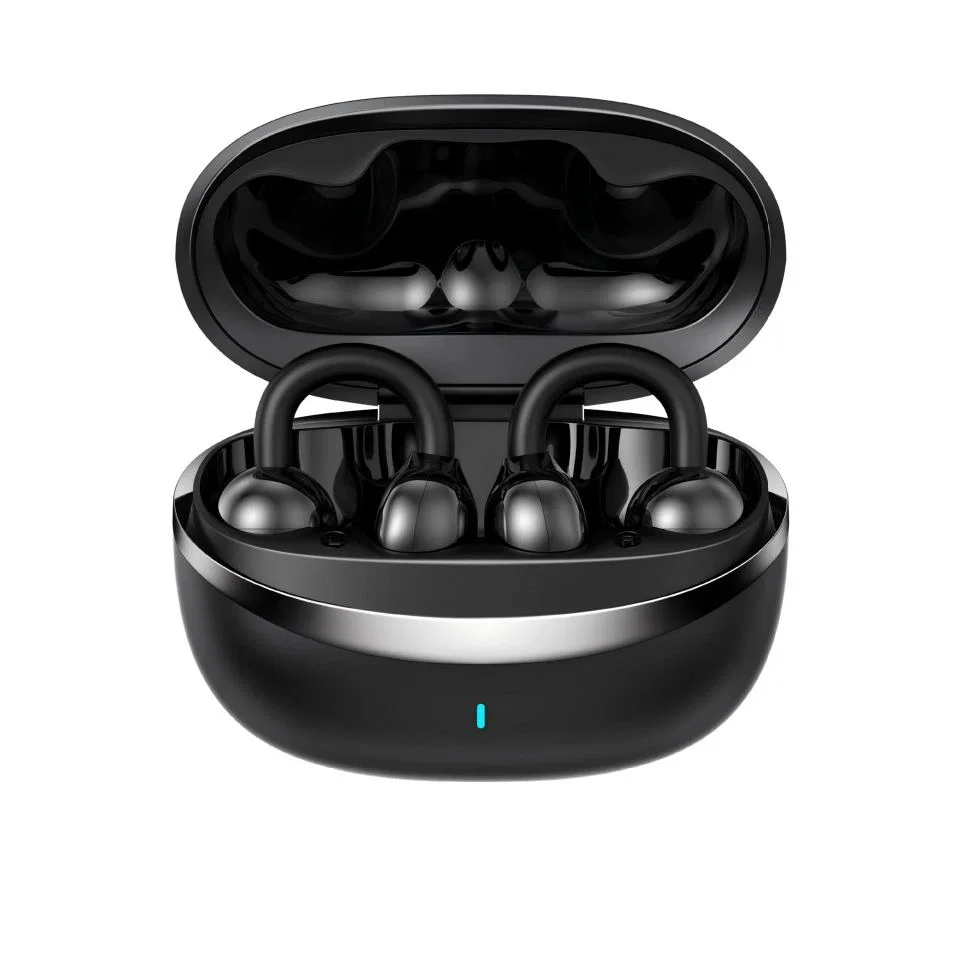 Black Clip On Earbuds