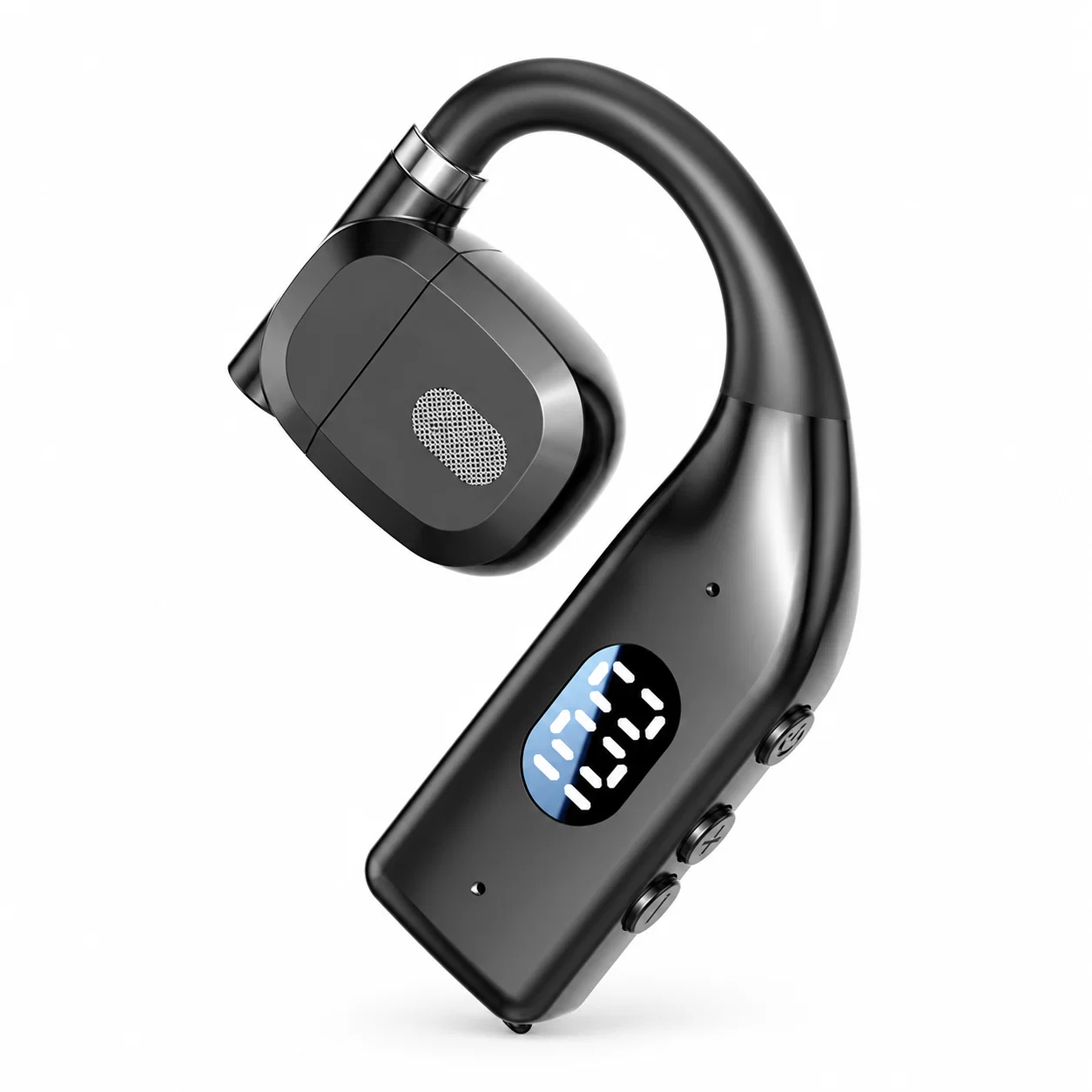 Single Open-Ear Earpiece - Black
