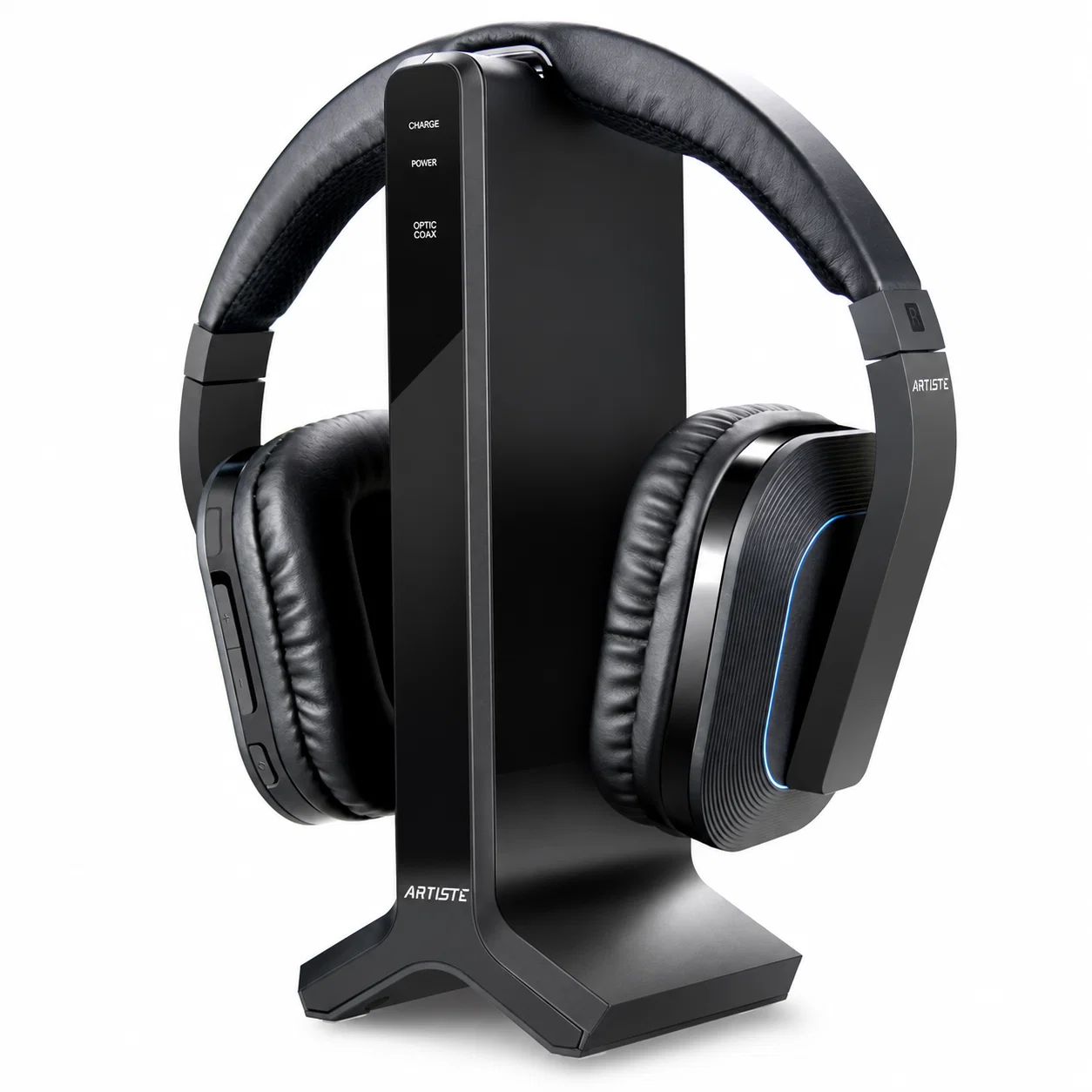 Black Wireless Headphones For TV