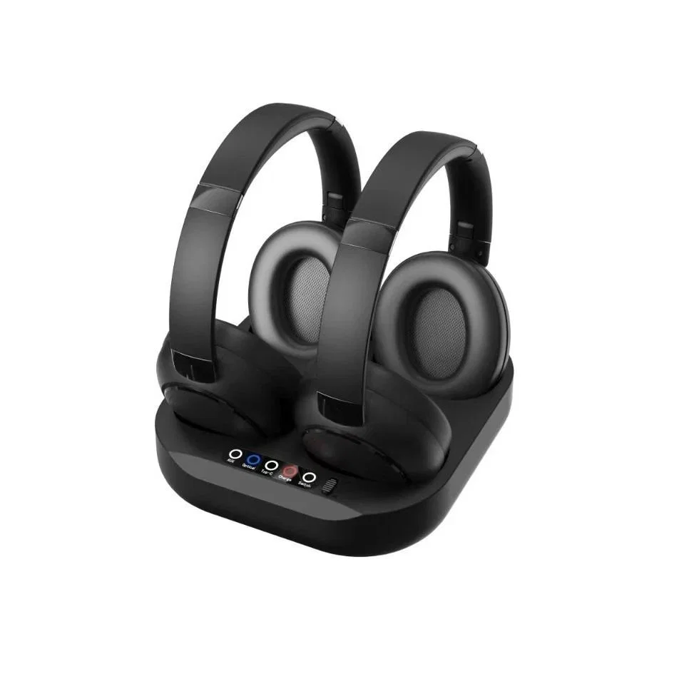 Dual Headphone Set with Base