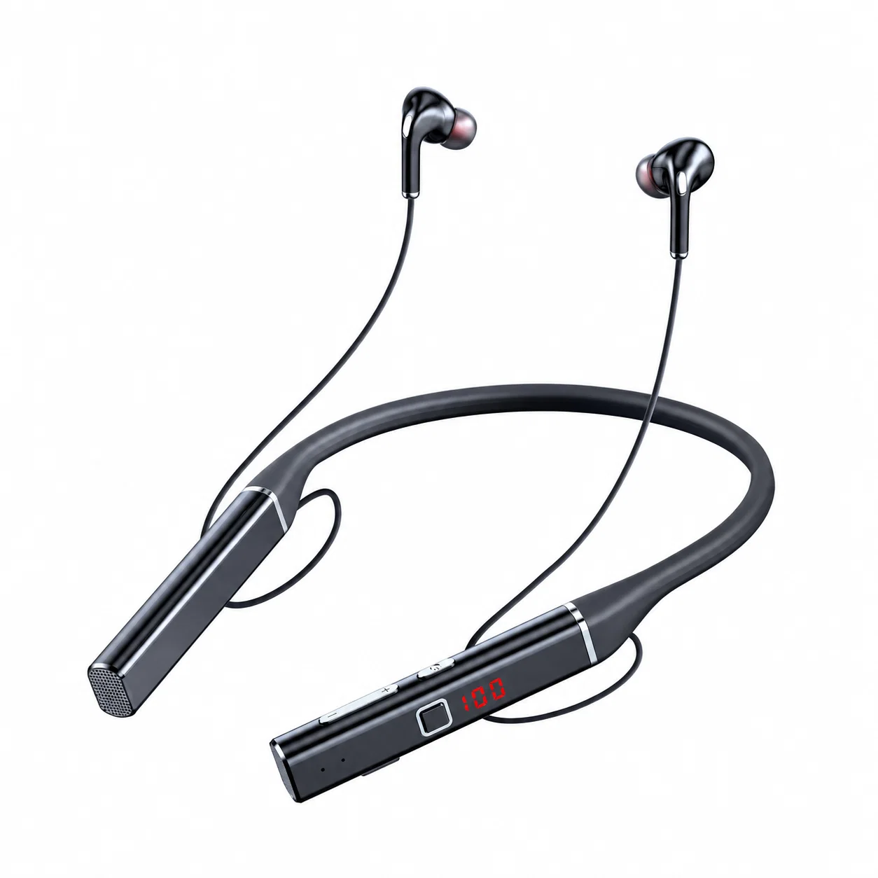 S720 Neckband Earphone Set - Black – Neckband Headphones