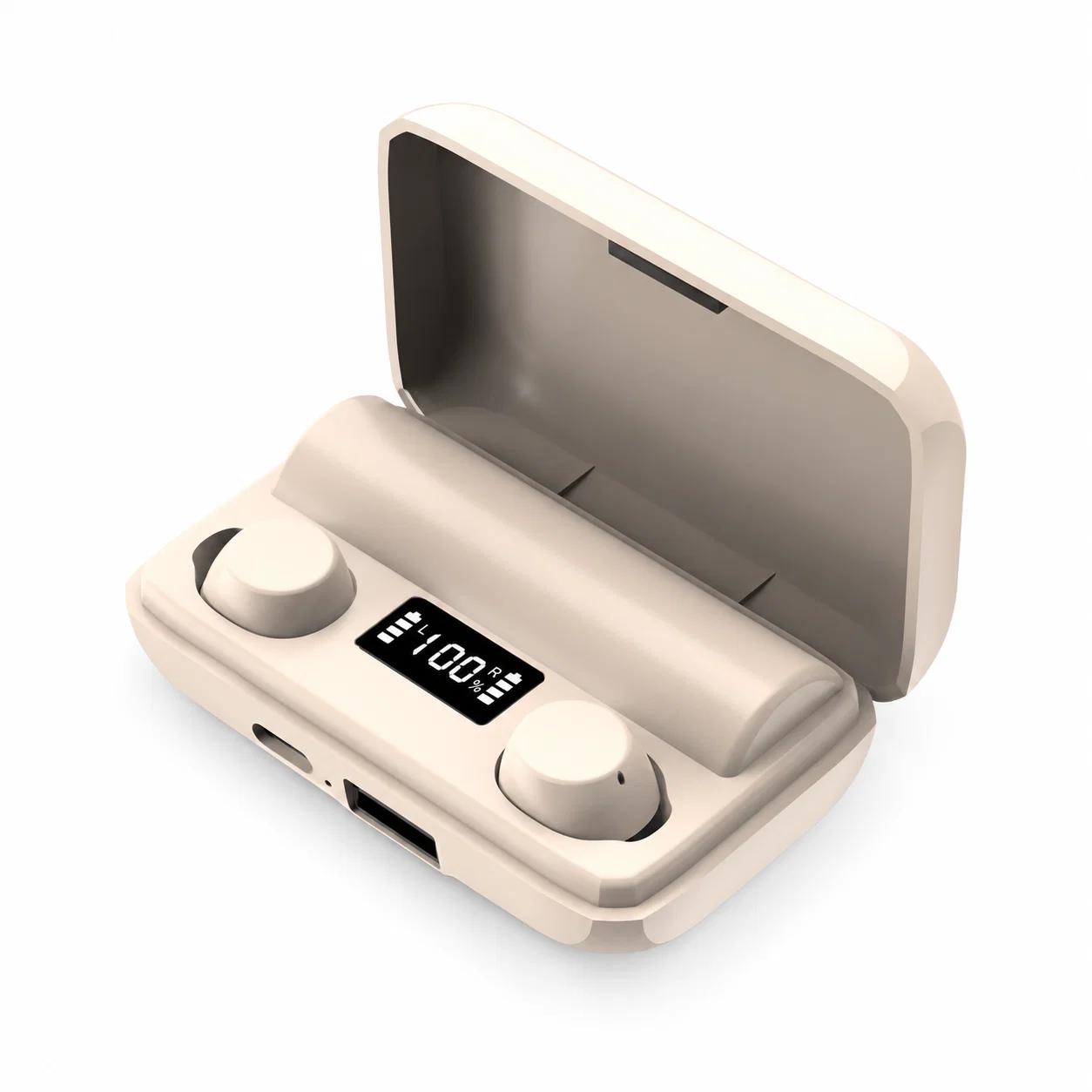 Mini Earphone Set - Beige