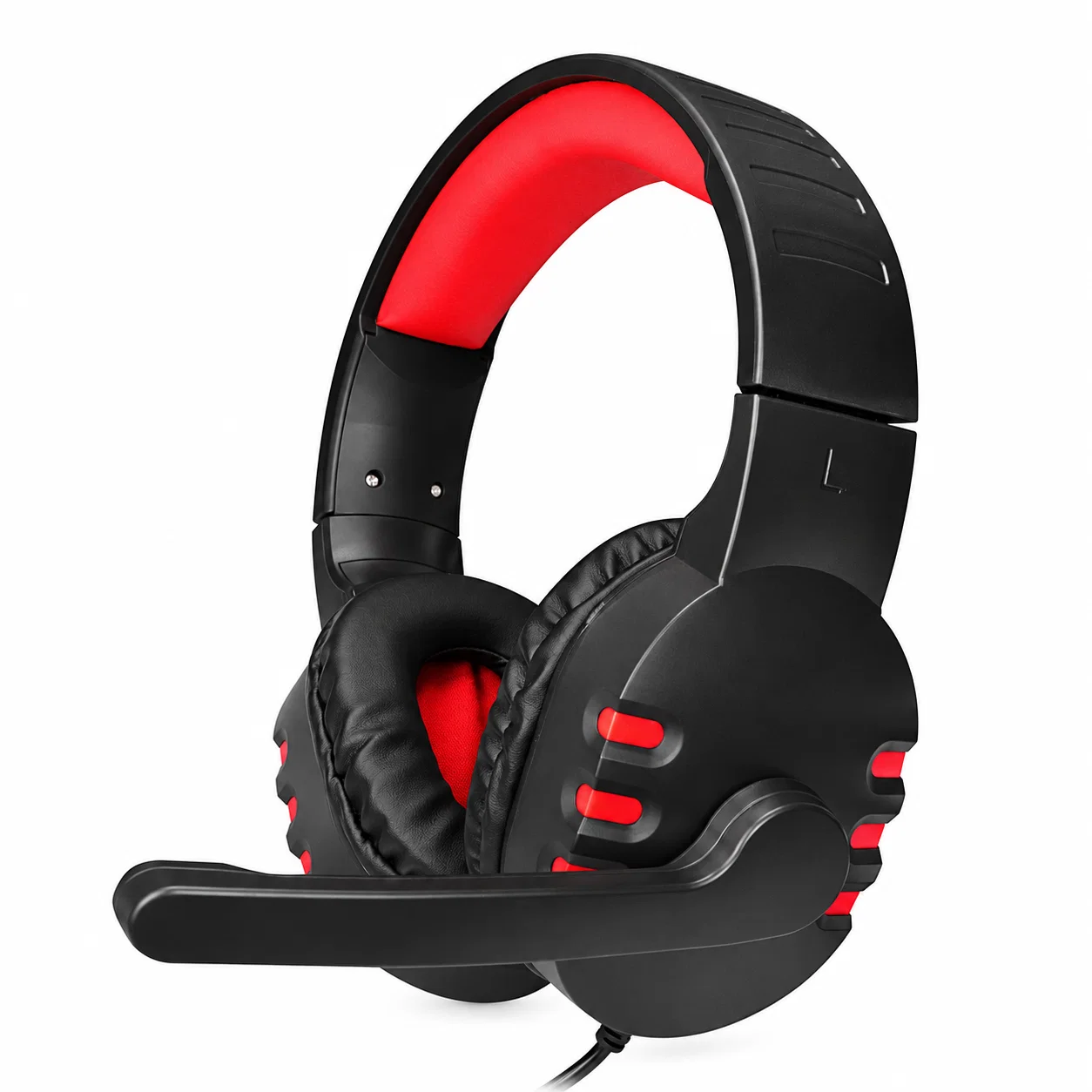 A68 Casque gaming filaire – noir et rouge