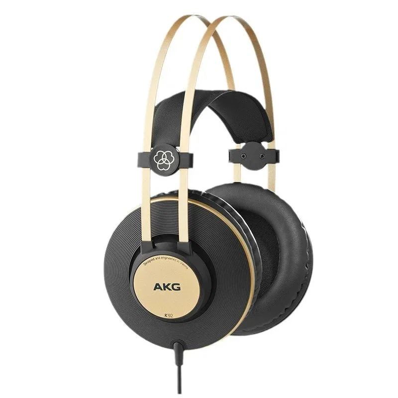 AKG K92 Over-Ear Wired Headphones - Black and Gold – Over-Ear Headphones