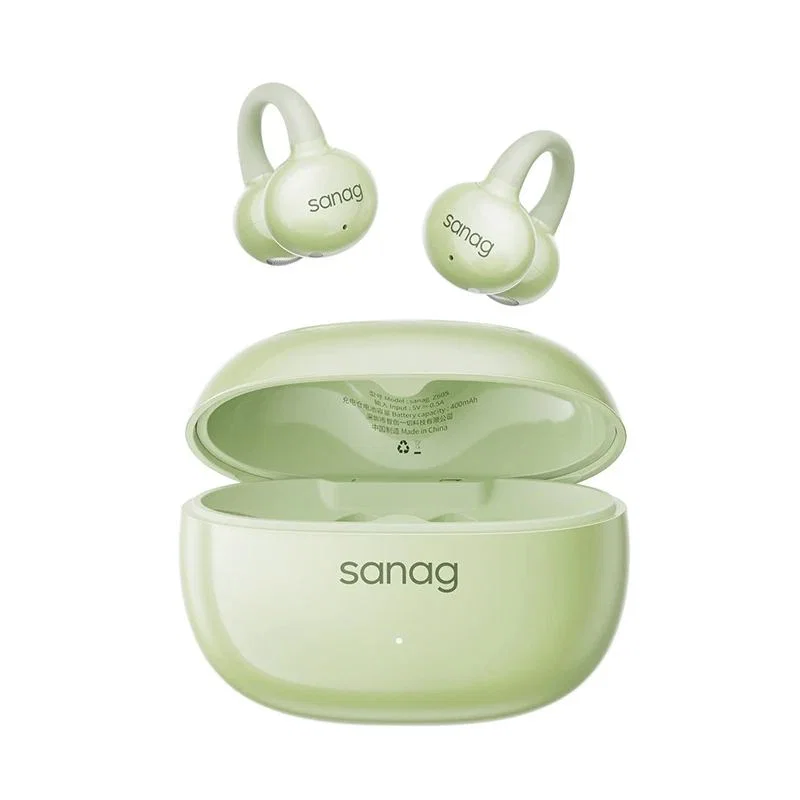 Green Clip On Earbuds