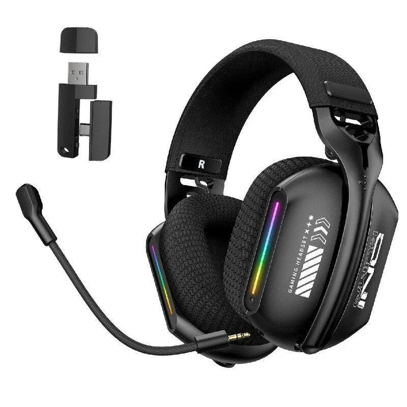 Schwarzes kabelgebundenes Gaming-Headset, GT808