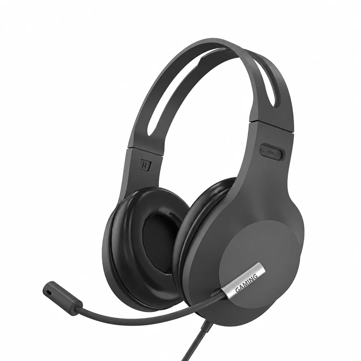 3.5 mm Wired Gaming Headset - Gray