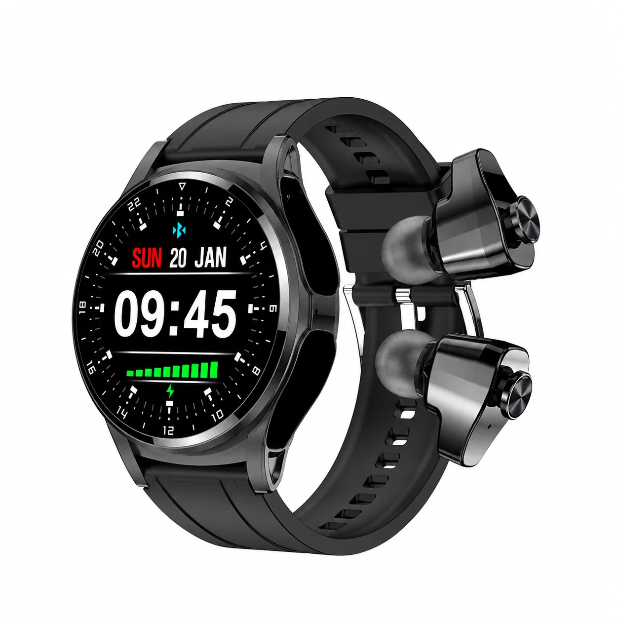 Black True Wireless Earbuds, GT66