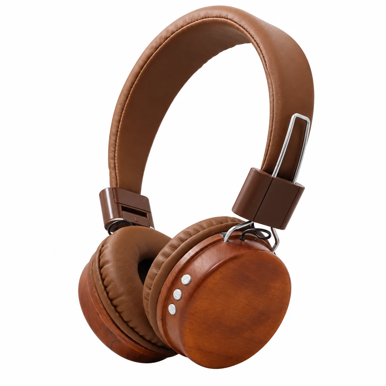 Brown Wireless Over-Ear Headphones