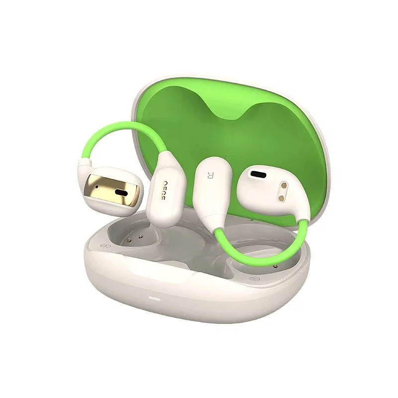 Green Ear Hook Earbuds