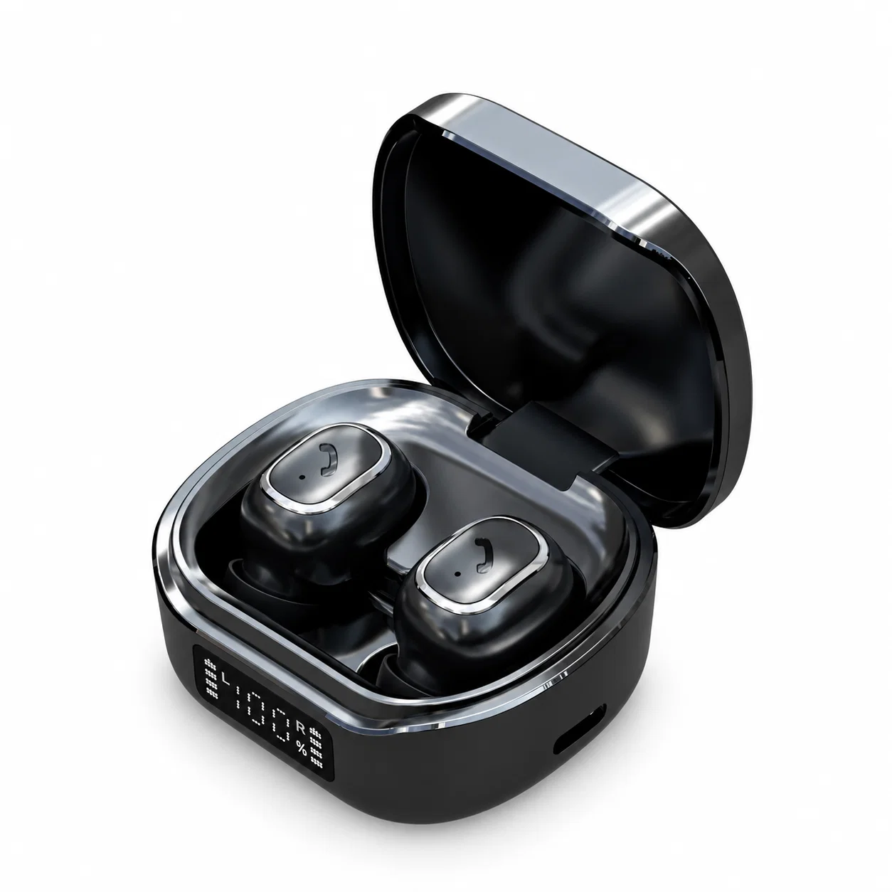 SK46 Wireless Earphone Set - Black