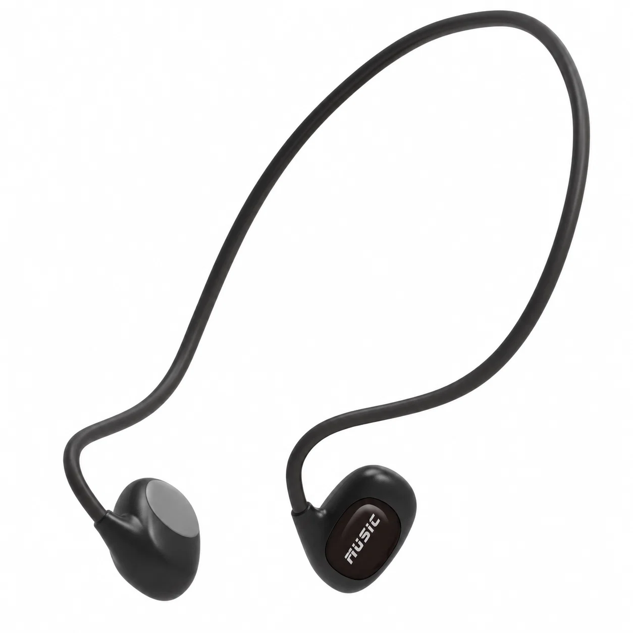 Black Bone Conduction Headphones