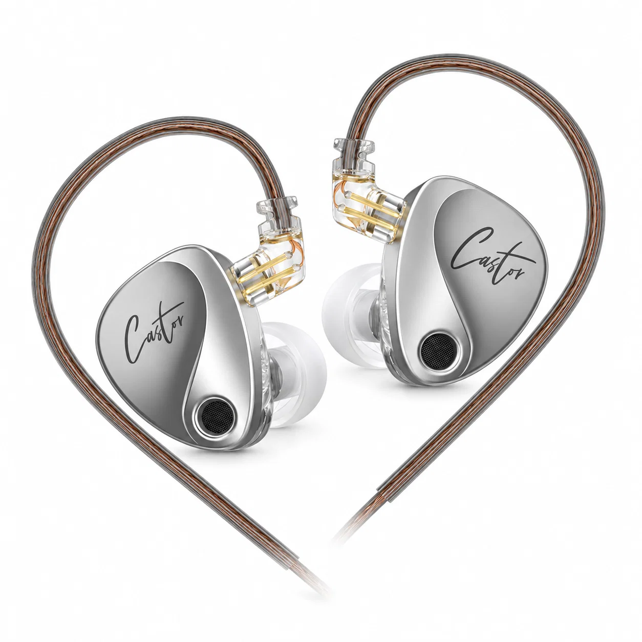 KZ Castor In-Ear Earphone Set - Silver