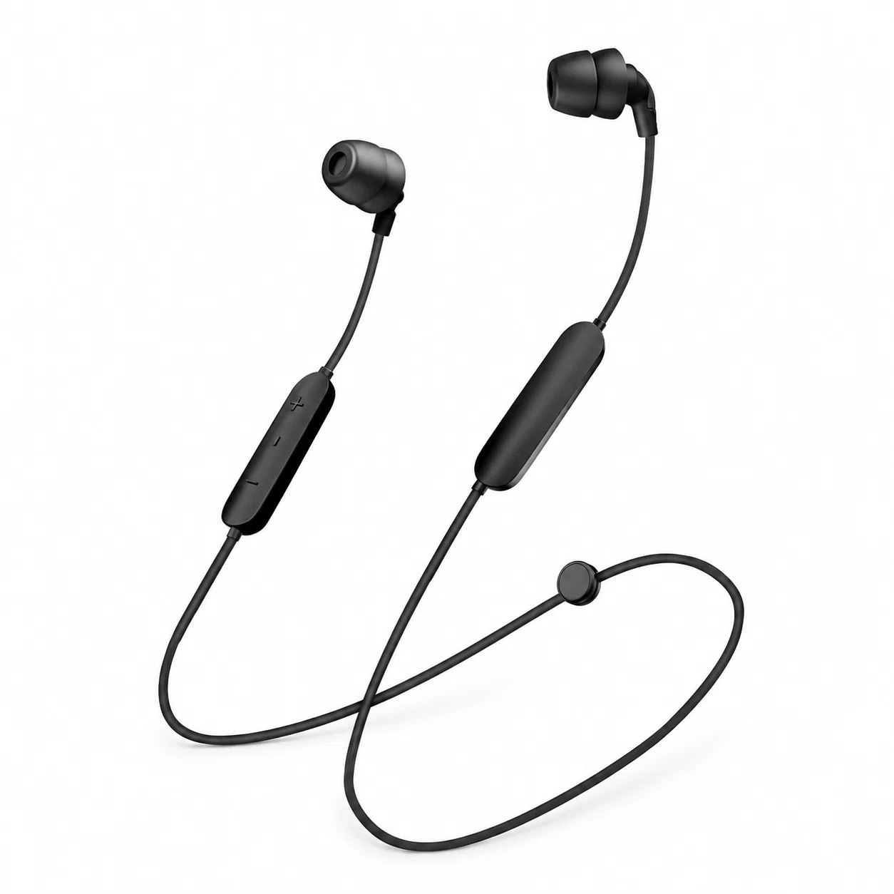 XY02 Wireless Neckband Earphones - Black