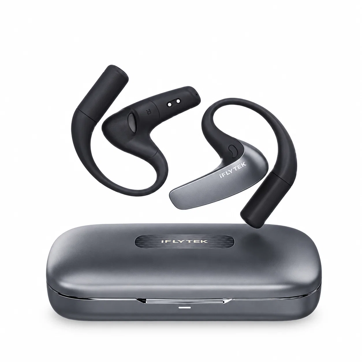 AIH-2541 Open Ear Earbuds, Dark Gray