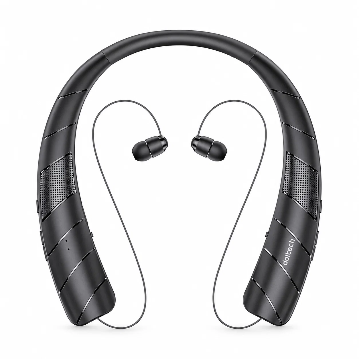 Doltech Wireless Neckband Earphones - Black