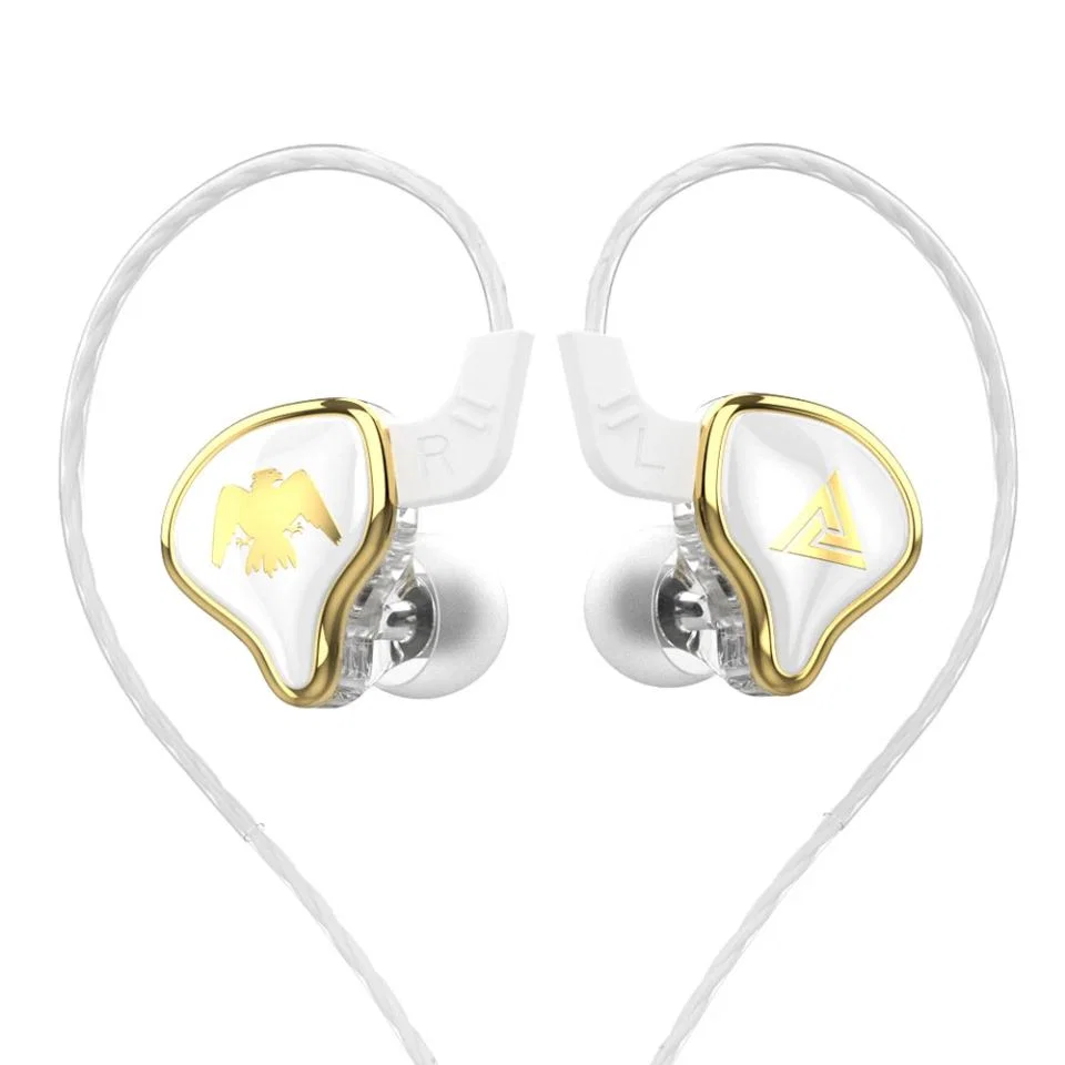QKZ AK6 Ares Wired In-Ear Earphones with Microphone - White – In-Ear Monitors