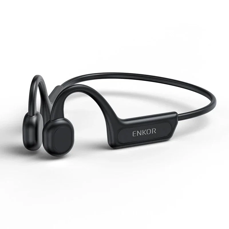 Black Rear Band Headphones with Upright Pads
