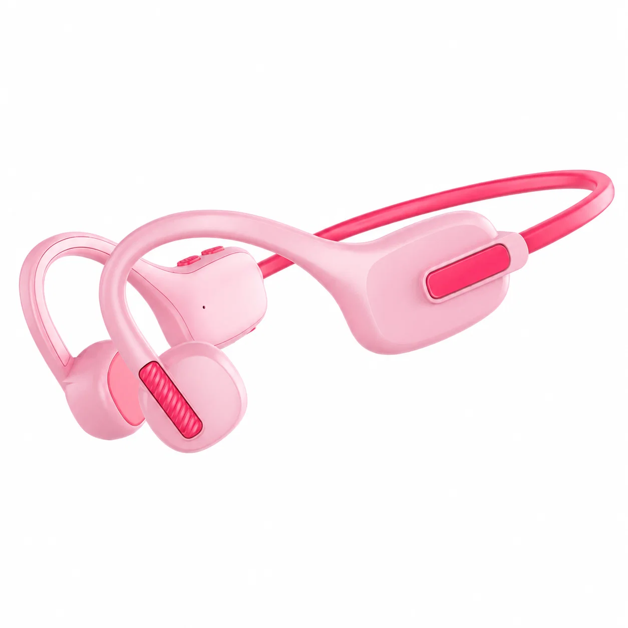 Pink Bluetooth Neckband Headphones, X12