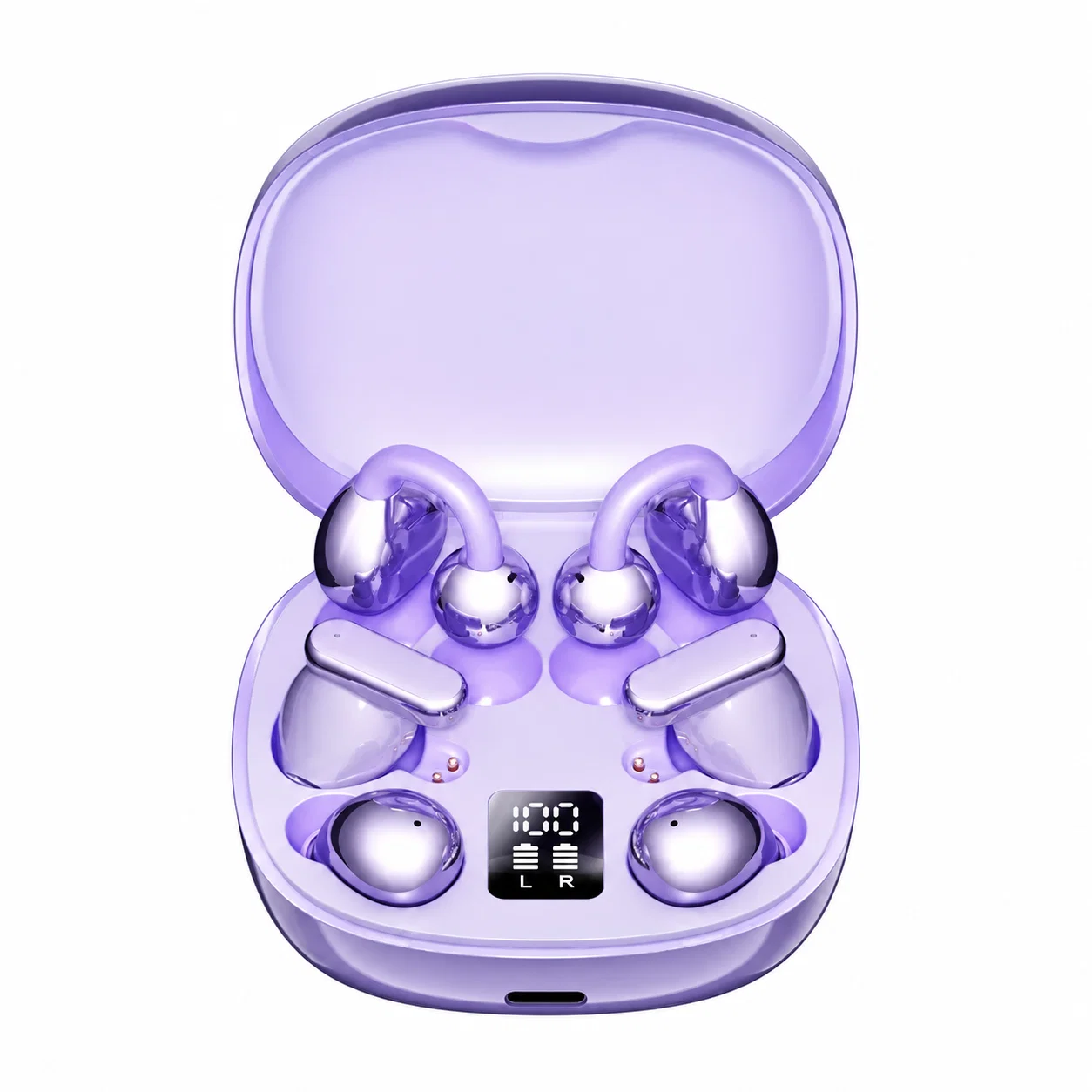 Wireless Earphone Set - Purple