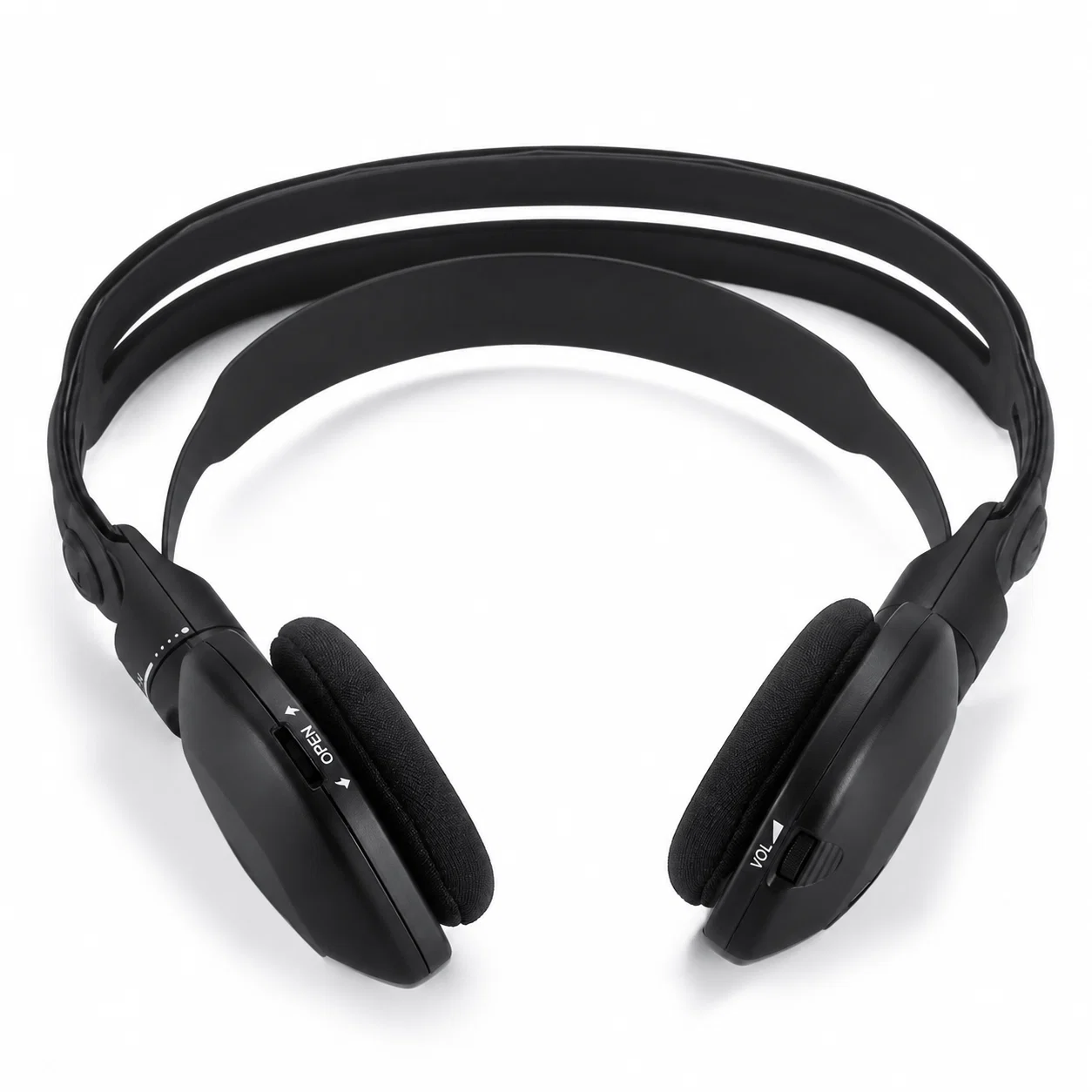 G80-S Wireless TV Headphones - Black, Infrared Version