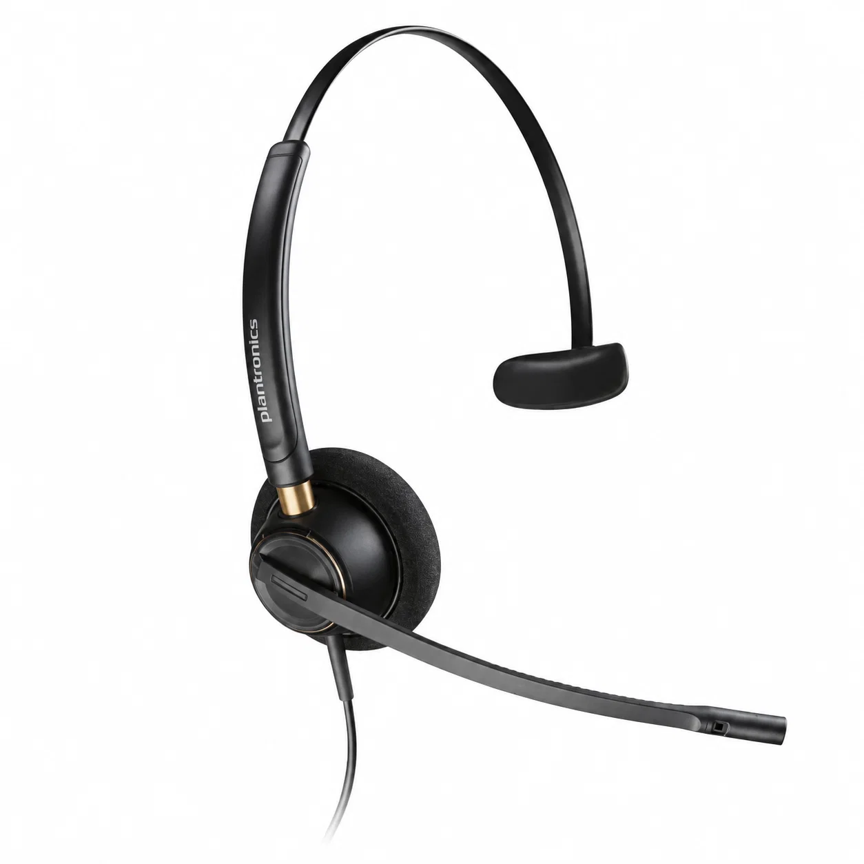 Poly HW510 Single-Ear Wired Headset - Black