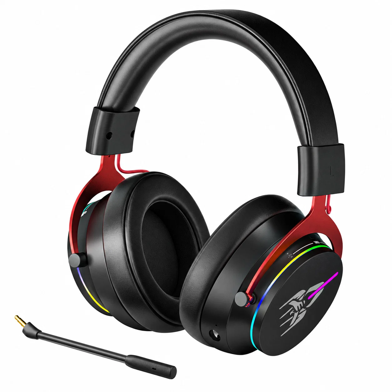 Wireless Gaming Headset - Black And Red