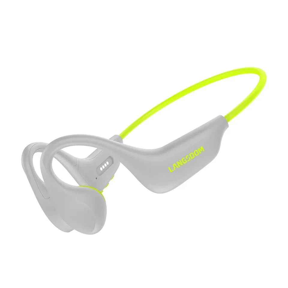 Graue Bluetooth-Nackenbügel-Kopfhörer, BE20