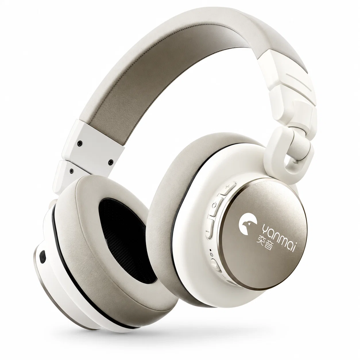 Cream Wireless Headphones For TV