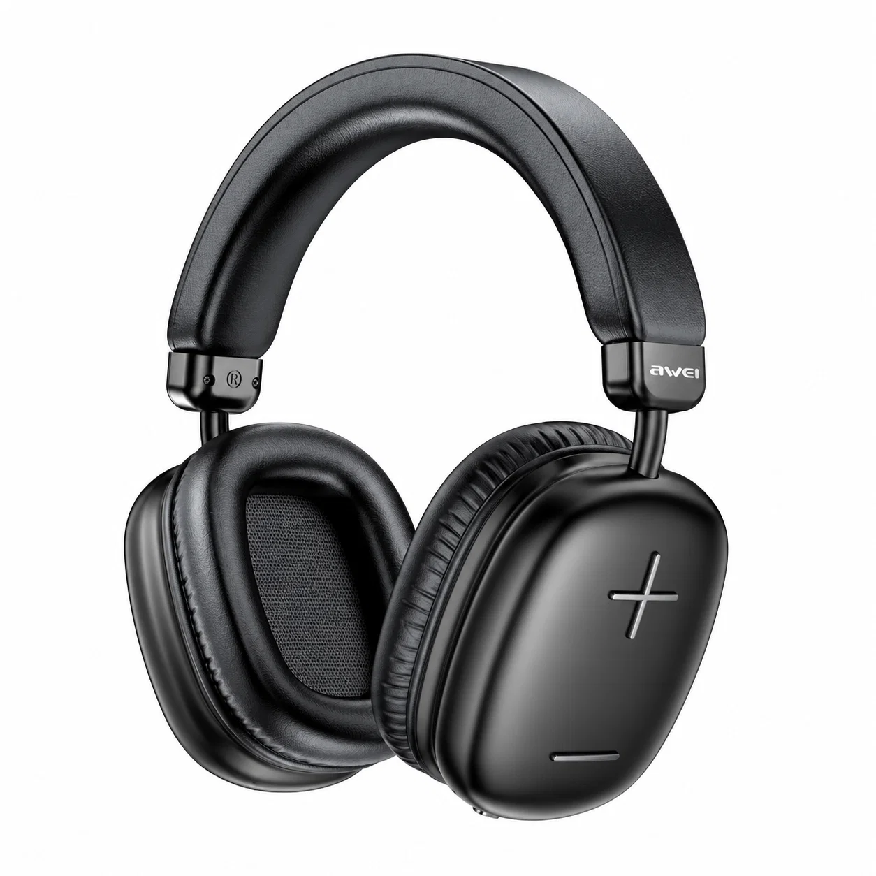 Cuffie over-ear wireless nere, AT6