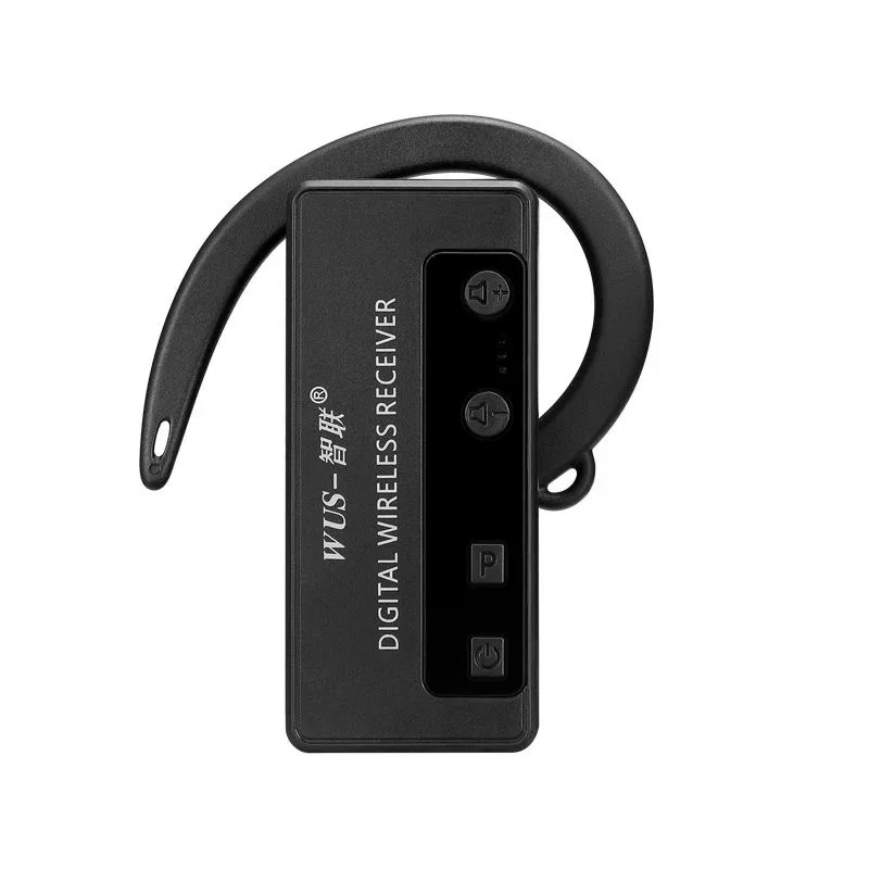 Single Ear-Hook Audio Receiver