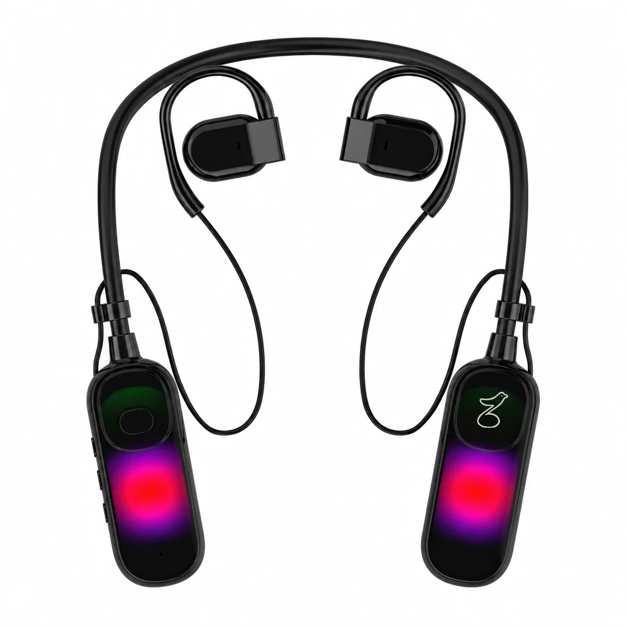 Black Bluetooth Neckband Headphones, G10T