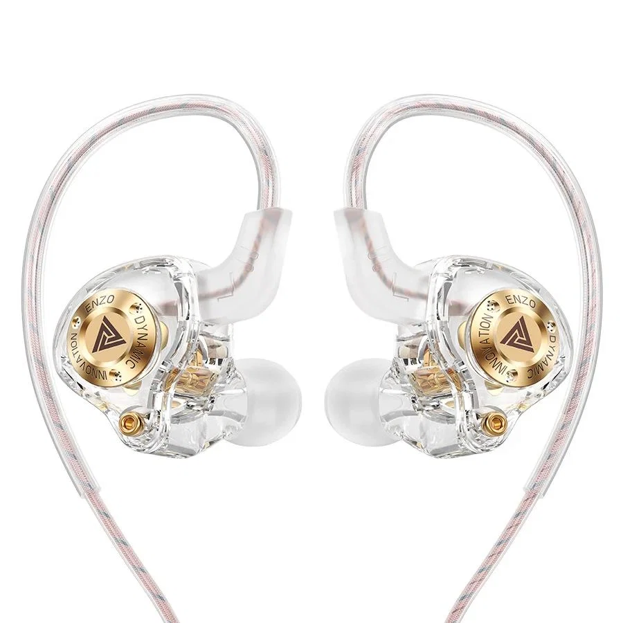 QKZ ENZO Wired In-Ear Earphones with Microphone - White