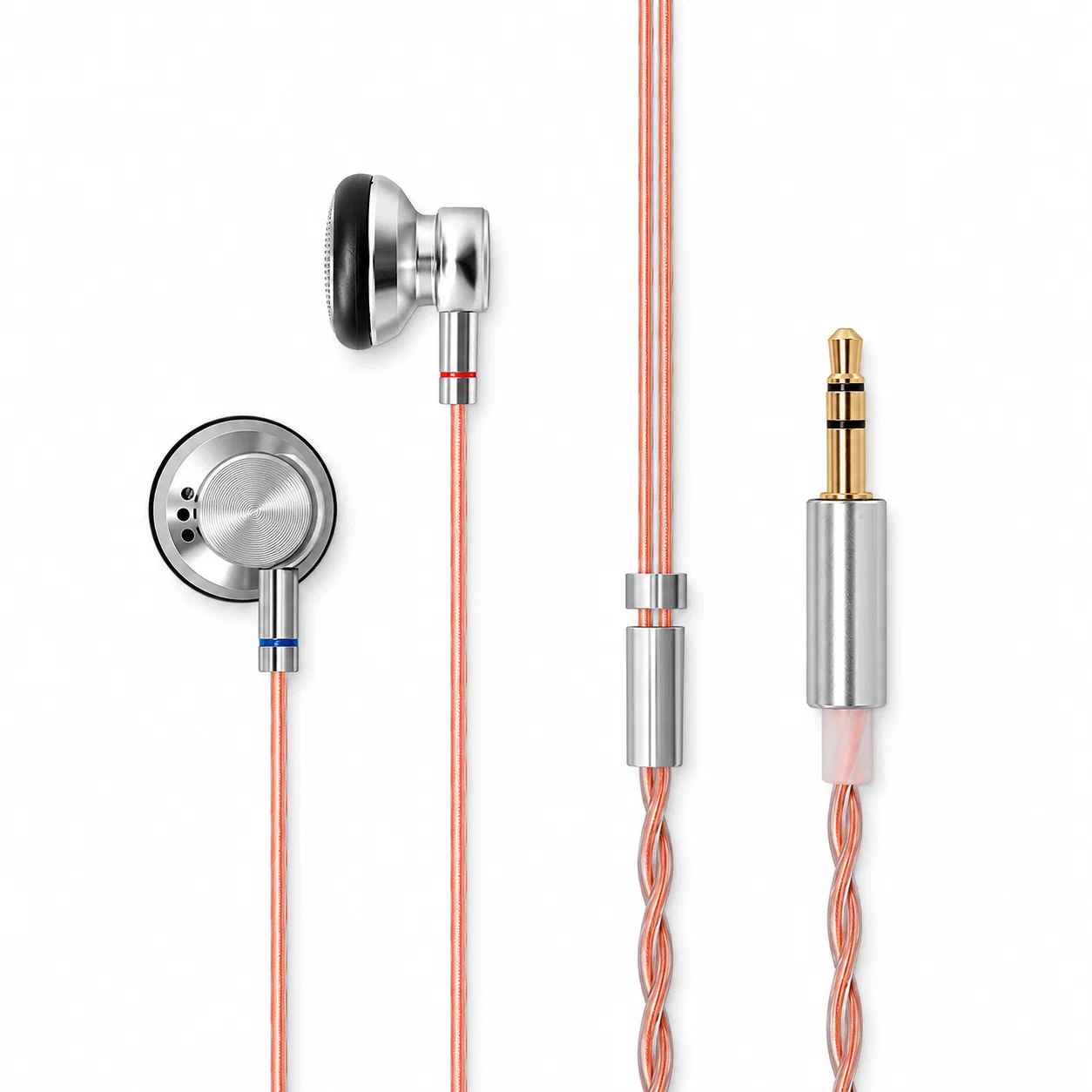D28 Wired Earbuds - Silver