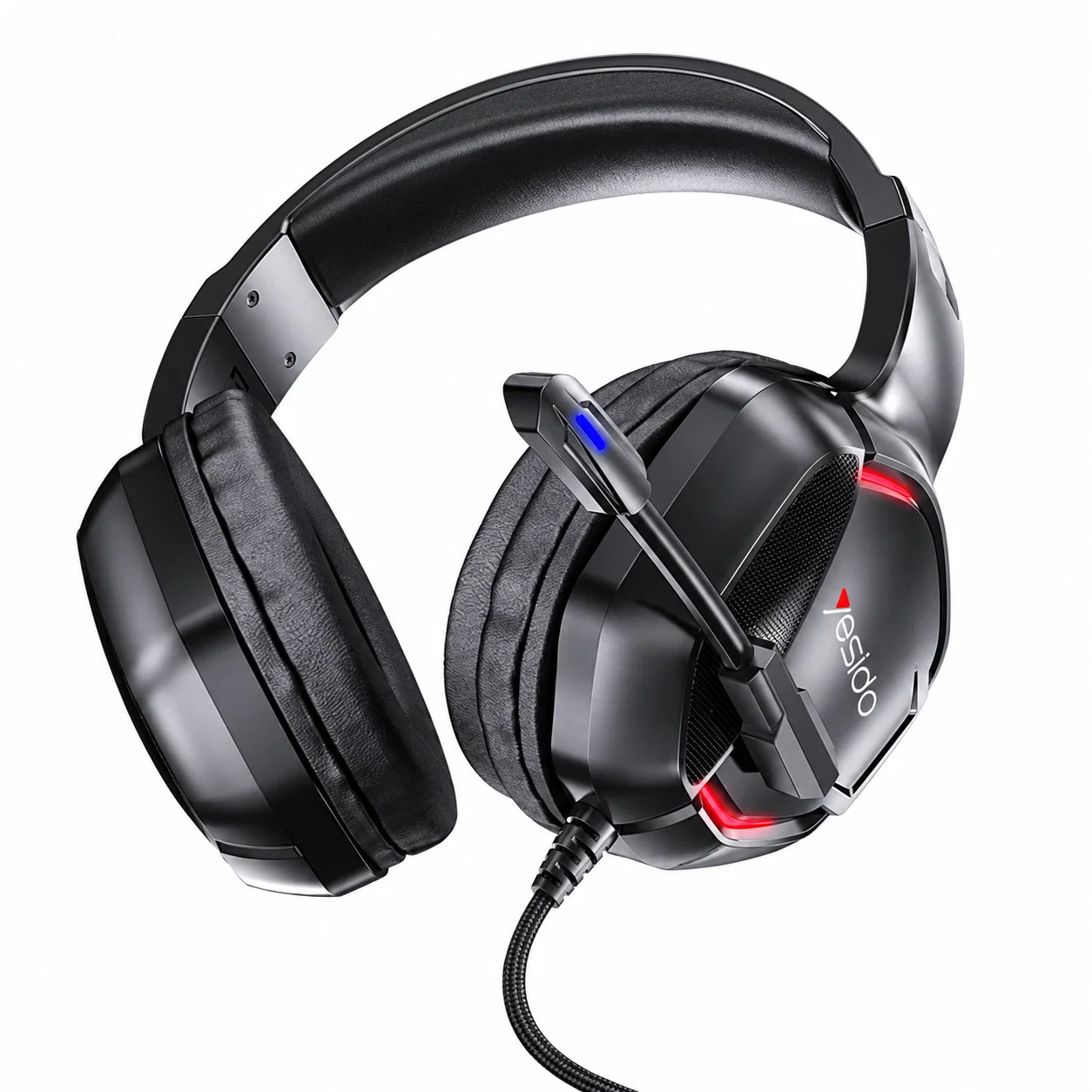 Casque gaming filaire noir, yesido
