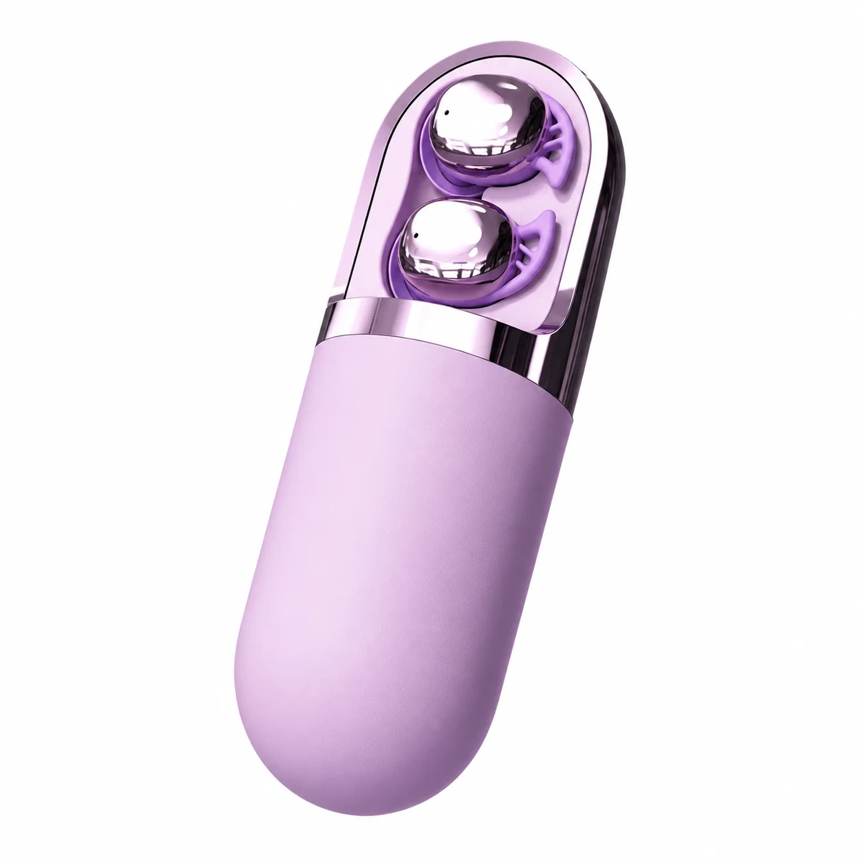S13 Compact Earphone Set - Pink And Purple