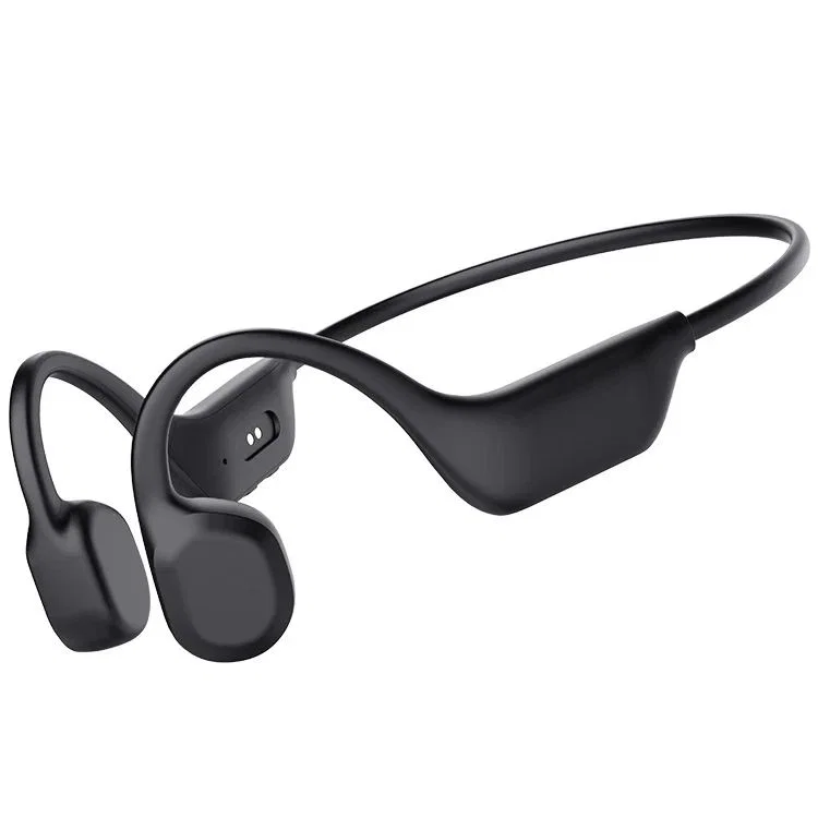 Black Rear Band Headphones with Rounded Front Pads